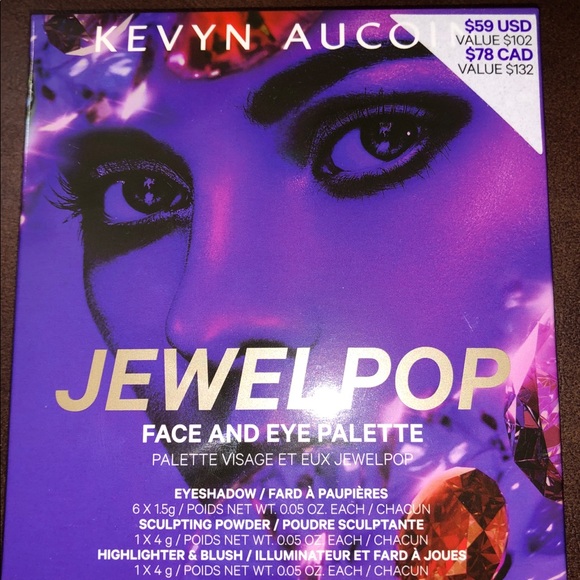 Kevyn Aucoin Jewel Pop Face and Eye Palette - NIB - Picture 3 of 5